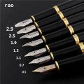 【shengxiong6525】Luxury 389 0.5/0.7/1.1/1.5/1.9/2.5/2.9mm Duckbill Arabic Fountain Pen. 