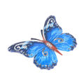 Livecity Butterfly Metal Ornament Beautiful Decorative Stable Metal Butterfly Wall Decor Art Sculpture Hanging Ornament for Outdoor. 