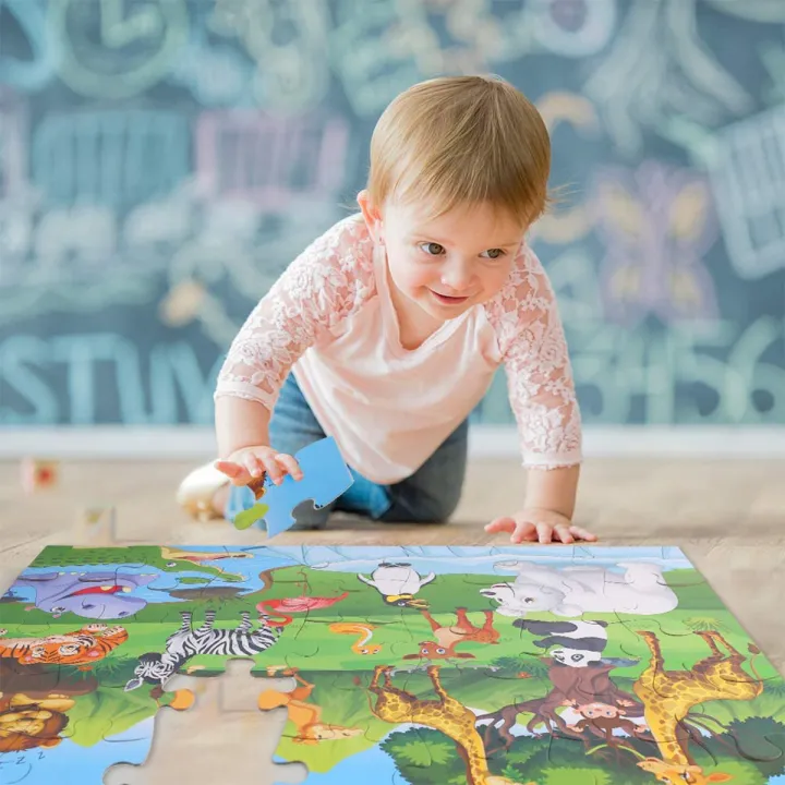 35%20Pcs%20Jumbo%20Jigsaw%20Puzzles%20For%20Kids%20Zoo%20Animals%20Floor%20Puzzle%20For%20Teenagers%20Fun%20and%20Challenging%20Family%20Game%20(Zoo%20Animals)%20-%20Image%207