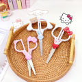 Hello Kitty Kawaii Cinnamoroll Cartoon Stainless Steel Scissors Anime Sanrioed Girl Heart Hand Account Sticker Cutting Scissors. 