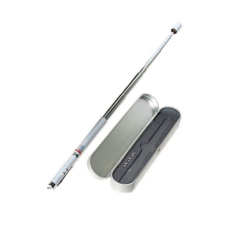4 in 1 Red Laser  with LED Light Multipurpose Antenna Pen