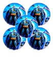 Batman Theme Foil Balloos 5 Pcs Set For Birthday Decorations And Celebrations. 
