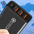 Grebest Smartphone Charger 30W US/EU Plug Support Multi-device Travel Charger. 
