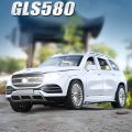 Mercedes-Benz GLS 580 SUV 1/24 Alloy Model Die-Cast Car Toy / toys for kids /car toy for boyscar toy for girls. 
