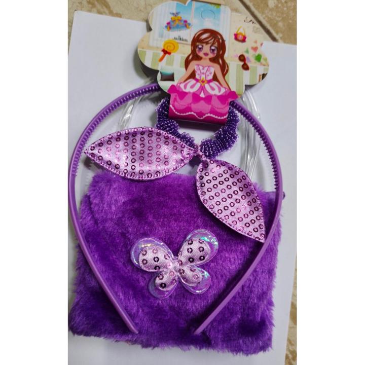 Babyhug Free Size Hair Band With Unicorn & Floral Applique - Multicolour