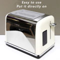 Toaster Dust Cover Silicone Toaster Cover Keep Bread Crispy Top Appliance Accessory for Sandwich Bread Machines. 