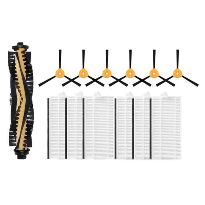 Vacuum Cleaner Roller Main Brush Side Brush Filter Kit for Deebot N79S/DN620/500