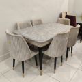 AM INTERIOR | Dining Table With Chairs | Turkish Dising | All Shesham Wood |  Dimond Foam. 