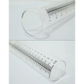 2pcs Plastic Rain Gauge Replacement Tube with 7 Inch Capacity Rain Water Gauge for Garden Yard Outdoor Easy Install. 