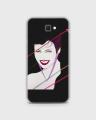 Samsung A710, A7 2016 Cover in Hybrid Soft Case cover Tpu  Girl's Smile Sketch - 1cover2394. 