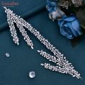 YouLaPan HP496 Rhinestone Bridal Headband Woman Headpiece Wedding Hair Accessories Bride Tiara Pageant Headdresses Wedding Tiara. 