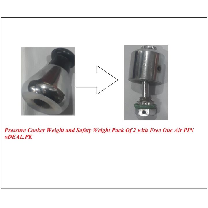 Pressure Cooker Weight And Safety Weight Universal High Quality For All Cookers Pack Of  2 With Free One Air Pin