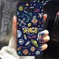 For LG K51 K51S Astronaut Cartoon Case Phone Cover Silicone Soft TPU Back Cover For LG K51 LGK51 Case Bumper For LG K 51 S Capas. 