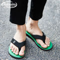 2024 Street Men Summer Flip Flops Beach Sandals Anti-Slip Indoor Outdoor Casual Flat Shoes High Quality Home Slippers For Men. 