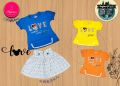 High Quality New summer Collection for Baby girl clothes, Sweatshirt And Fancy Cotton Sacult, New style and super soft baby girl outfit for 0-9 months age....... 