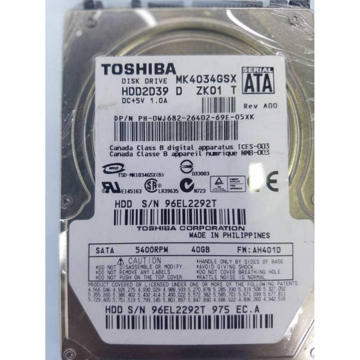 Generic 40gb 40 gb 2.5 SATA Internal Hard Drive For Laptop/PS3/  (40 GB)