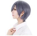 New Anime Black Resistant Synthetic Gray Short Wig Butler Kuroshitsuji Ciel Phantomhive Cosplay Wig. 