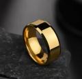 AlRashid Shopping Store Black Titanium Men Ring For Boys - Never Fade Never Scratch. 
