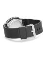 Casio G Shock Metal Covered Silver/Black Round Analog+Digital World Time Multi-Function Black Resin Band Watch-GM-2100-1ADR. 