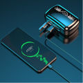 FLICK M10 Air buds Wireless Bluetooth EarBuds Stereo Earphones with Power bank Bluetooth Ear phone Ear Buds Airdots Premium Quality For All Smart Phones. 