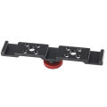 OUMERY Camera Cold Shoe Mount Adapter Extension Bar Vlog Camera Bracket for DSLR Camera Monitor LED Light Microphone. 