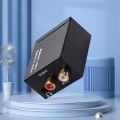 Digital to Analog Audio Converter | Digital Coaxial Fiber Optic Analog Output Converter. Optical Coaxial Digital Audio for Home Cinema. 