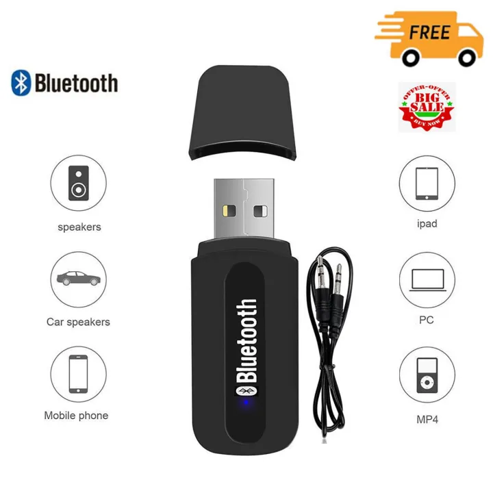 USB%20Car%20Bluetooth%20Receiver%20AUX%20Audio%20BT%20Music%20Adapter%20System%20For%20Car%20-%20Image%204