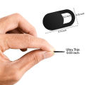 Hide Webcam Cover Slide Sticker for Laptops Macbook PC Webcam Shutter Magnet Privacy Slider Universal Phone Antispy Camera Cover. 