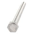 M8 x 100mm A2 Stainless Steel Fully Threaded Hex Head Screw Bolt 5 Pcs. 
