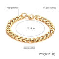 STAINLESS GOLDEN BLACK STEEL CLASSIC BRACELET AND RING COMBO FOR MEN AND BOYS. 