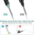 VITCOCO Ear Wax Removal Tool 1920P HD Ear Cleaner with 6 LED Lights and 8 Ear Spoons, Ear Wax Removal with 3mm Mini Visual Ear Inspection Camera, Ear Cleaning Kit Compatible for iPhone, iPad, Android. 