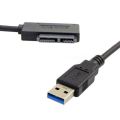 USB 3.0 to 7+6 13Pin Slimline SATA Laptop CD/DVD ROM Optical Drive Adapter Cable. 