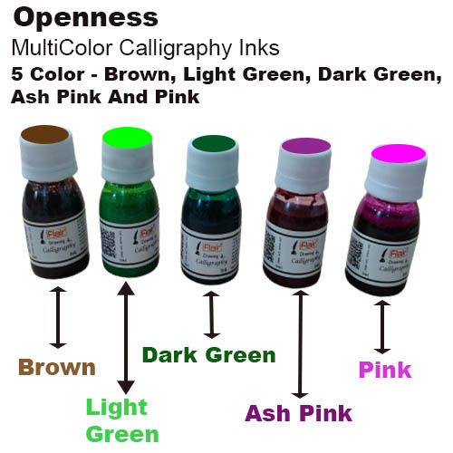 Openness%20%E2%80%93%205%20Colors%2030%20ml%20Calligraphy%20Ink%20%E2%80%93%20Brown,%20Light%20Green,%20Dark%20Green,%20Ash%20Pink%20and%20Pink%20Color%20Make%20Of%20Opaque%20Carbon%20And%20Color%20Pigment%20For%20Calligraphy%20-%20Image%202
