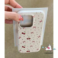 Cute Sweet Cherry Bow Cartoon Flower Art Rose Case Compatible for IPhone 16 11 13 14 15 12 Pro Max 16Plus 15 14 16 Plus Vintage Polka Dot Luxury Soft Case. 