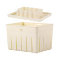 1pc DIY Plastic Homemade Tofu Maker Press Mold Kit Tofu Making Machine Set Soy Pressing Mould with Cheese Cloth Cuisine. 
