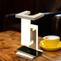 LED Floating Ambient Night Lights - With Wireless charging Desk - Anti gravity Lamp. 