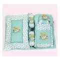 New APC Quality Soft Baby Set Complete Bedding 7 Pcs Set - 7 Pcs Include: 1 Mattress 1 Quilt / Comforter 1 Sleeping Bag / Carry Nest 1 Headshaper Pillow 1 Normal Pillow and 2 Cushions - Baby Bistar Gaddi Sleeping Bag Bed Gift Best. 