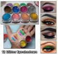 gel glitter eyeshadow pack of 12. 