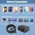 PD 45W Super Fast Charger For Samsung Galaxy S24 Ultra S23 S22 S21 S20 Note 10 20 Plus A54 A53 5G USB Type C Fast Charging Cable. 