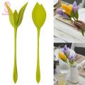 Bloom Napkin Holder Charming Leaf Flower Napkin Holder Set for Stylish Dining Table Decor 2 Pieces less Than Easy-to-store Napkin Holder. 