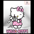 Hello Kitty Cutout in Thermocol Standee For Hello Kitty THEME BASED BIRTHDAY DECORATION.. 