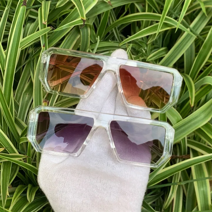Transparent%20frame%20sunglasses%20with%20black%20and%20Brown%20lens%20High%20Quality%20Glasses%20frame%20for%20Unisex%20-%20Image%202