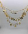 1K Gold Plated Alloy Necklace. 