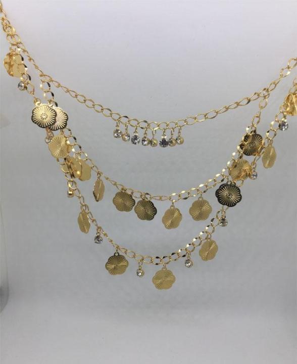 1K Gold Plated Alloy Necklace