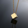 Vnox Men's Cool Cube Dice Style Stainless Steel Male Lucky S For Him Jewelry. 
