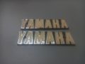 Yamaha Y80 Fuel Tank Side Emblem Monogram Set Vintage Bike Antique model  (1pair) R/L Made In japan. 