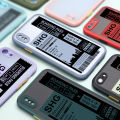 UCUC for Samsung Galaxy A01 Back Cover Illustration City View Frosted Transparent Hard Phone Case Thin Shockproof Full Cover Camera Protect Case. 