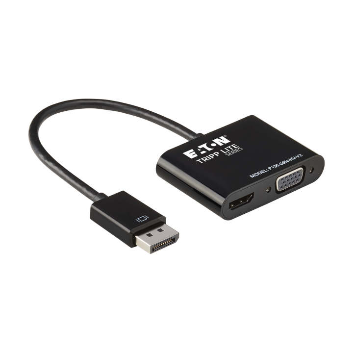 DisplayPort to VGA/HDMI Cable Adapter, All-in-One, DP 1.2, DP to VGA/HDMI, 4K X 2K HDMI