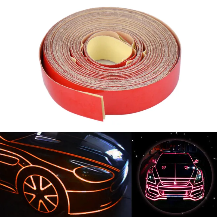 5cm%20X%20150cm%20Red%20Safety%20Mark%20Reflective%20Tape%20Stickers%20Car%20Styling%20SelfAdhesive%20Warning%20Tape%20Automobiles%20Motorcycle%20Reflective%20Film%20-%20Image%205