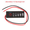 2025 New Battery Level Indicator 18650 Lithium Capacity Tester Meter 2S-7S 7.4V-29.4V 15mA Module Lithium Battery Level Display Module Jing. 
